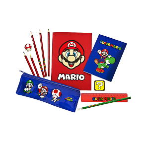 Mega sada školních potřeb Super Mario Mega sada školních potřeb Super Mario