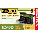 Kombinovaná pásová a kotoučová bruska Procraft BDS400S