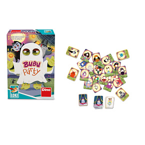 Bubu párty dětská společenská hra v krabičce 9x13x4cm