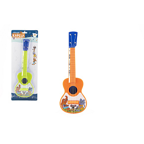 Ukulele/kytara plast 40cm s trsátkem Zvířátka a jejich kapela 2 barvy na kartě Ukulele/kytara plast 40cm s trsátkem Zvířátka a jejich kapela 2 barvy na kartě