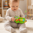 WOOPIE BABY Interaktivní Pianko Krokodýl Hudební Varhánky Zvuky Světlo 18m+