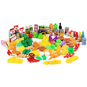 Plastic vegetables fruits kitchen equipment 120 pieces