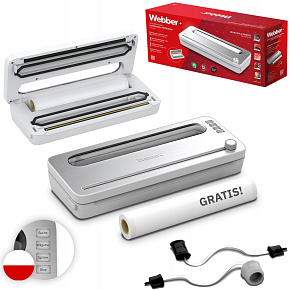 Vacuum Sealer for Food Packaging 120W Accessories White