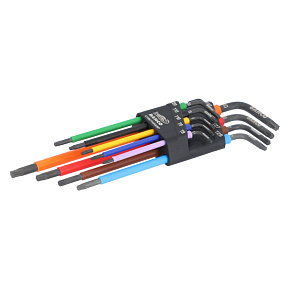 Sada barevných imbusových klíčů dlouhých TORX® - 9ks Sada barevných imbusových klíčů dlouhých TORX® - 9ks