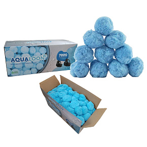 Lebula filtrační kuličky Aqualoon Blue pro pískovou pumpu do bazénu balení 700g nahrazuje 25kg písku