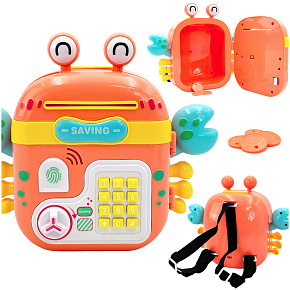 WOOPIE Interaktivní Trezor Pokladna Batoh s Klávesnicí 4v1 Mince