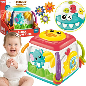 WOOPIE BABY Interaktivní Vzdělávací Kostka Multifunkční 18m+ WOOPIE BABY Interaktivní Vzdělávací Kostka Multifunkční 18m+