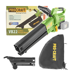 Aku fukar/vysavač listí Procraft VB22 (bez baterie a nabíječky)