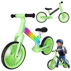 Odrážedlo Trike Fix Glow LED neonově zelené Odrážedlo Trike Fix Glow LED neonově zelené