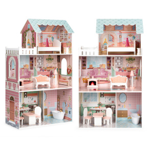 Large Dollhouse with Furniture Set ECOTOYS