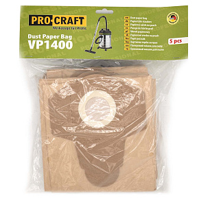 Saček papirovy pro průmyslový vysavač Procraft VP1400