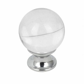 U Gałka CRYSTAL D30mm M6/Bílý U Gałka CRYSTAL D30mm M6/Bílý