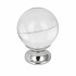 U Gałka CRYSTAL D30mm M6/Bílý