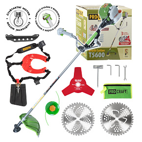 Benzínový křovinořez Procraft T5600