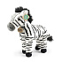 Plyšová zebra stojící 30 cm ECO-FRIENDLY