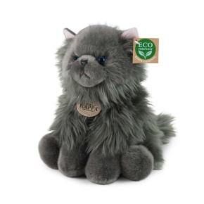 Plyšová kočka perská dlouhosrstá  30 cm ECO-FRIENDLY