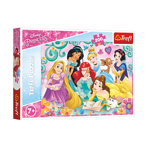Puzzle Šťastný svět princezen/Disney Princess 200 dílků 48x34cm v krabici 33x23x4cm Puzzle Šťastný svět princezen/Disney Princess 200 dílků 48x34cm v krabici 33x23x4cm