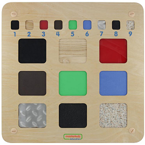 MASTERKIDZ Vzdělávací Tabule Rozpoznávání Materiálů Textur Smysl Dotyku