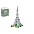 Stavebnice mini KOCO Eiffelova věž plast 538ks v krabičce 13x16,5x7cm