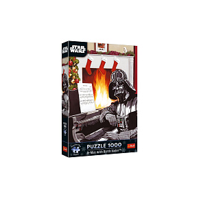 Puzzle Premium Plus: Star Wars - Vánoce s Darth Vader 1000 dílků 48x68,3cm v krabici 27x40x6cm Puzzle Premium Plus: Star Wars - Vánoce s Darth Vader 1000 dílků 48x68,3cm v krabici 27x40x6cm
