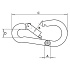 L Karabina do lana 8x80mm DIN5299 C