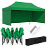 Automatic self-assembling event garden gazebo tent 3×6 m, green, MultiGarden