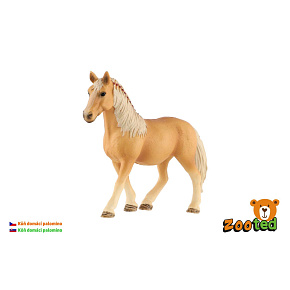 Kůň domácí palomino zooted plast 13cm Kůň domácí palomino zooted plast 13cm