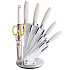 Royalty-Line RL-WHT8-W, Nůž sada 8 kusů s otočným stojanem