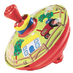 Káča/Vlk selský dvůr kov/plast průměr 13cm 6 ks v boxu