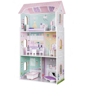 Wooden dollhouse Jagodowa Residence Ecotoys
