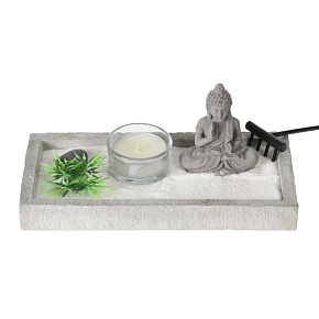 ZEN relaxační sada s figurkou Budhy 19 x 10 x 8 cm ZEN relaxační sada s figurkou Budhy 19 x 10 x 8 cm