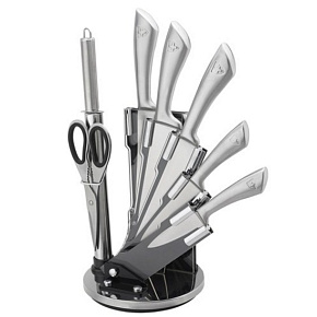 Sada nožů Royalty Line RL-KSS600: 8 kusů s blokem
