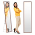 Large standing mirror, 148 cm, aluminum frame, foldable, ModernHome