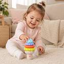 WOOPIE BABY Hudební Led Edukační Senzorická Skládačka 5 ks Zvuk Světla