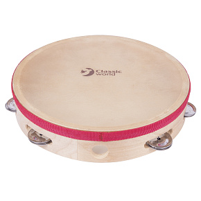 CLASSIC WORLD EDU Hudební nástroj Tamburína 25 cm CLASSIC WORLD EDU Hudební nástroj Tamburína 25 cm