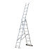 Žebřík hliníkový třídílný 3x6 Procraft PLA3.340