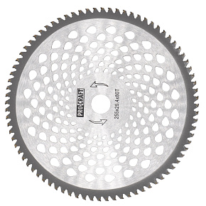 Nůž křovinořezu (kotouč) (D255*25.4) 80T karbid wolframu PROCRAFT Nůž křovinořezu (kotouč) (D255*25.4) 80T karbid wolframu PROCRAFT