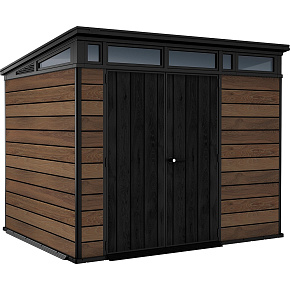 Pent Signature zahradní domek 9 × 7 Walnut Pent Signature zahradní domek 9 × 7 Walnut