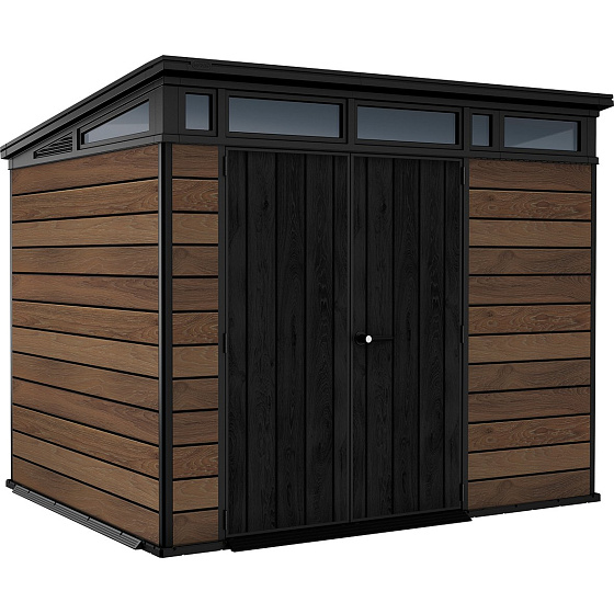 Pent Signature zahradní domek 9 × 7 Walnut