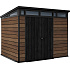 Pent Signature zahradní domek 9 × 7 Walnut