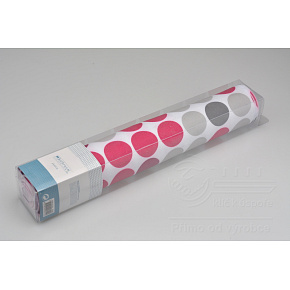 Koupelnová předložka 69 x 40 cm - Šedo-Fuchsiová Koupelnová předložka 69 x 40 cm - Šedo-Fuchsiová