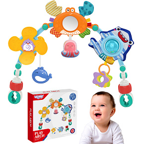 WOOPIE BABY Oblouk Závěs na Postýlku Kočárek Autosedačku