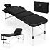 Aluminium Massage and Rehabilitation Table, 3-Section Foldable in Suitcase + Bag, ModernHome