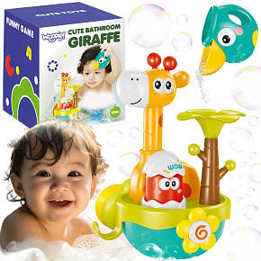 WOOPIE BABY Hračka do Koupelny Žirafa s Trychtýřem na Přísavku