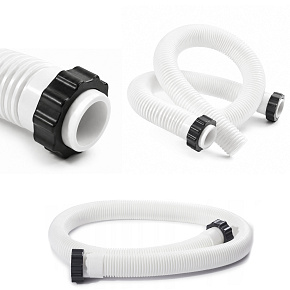 Lebula wąż do pompy basenowej 150cm z nakrętkami do pompy bestway intex 38mm Lebula wąż do pompy basenowej 150cm z nakrętkami do pompy bestway intex 38mm