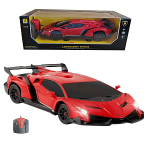 Dálkově ovládané auto RC na dálkové ovládání Lamborghini 1:14 červené Dálkově ovládané auto RC na dálkové ovládání Lamborghini 1:14 červené