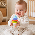 WOOPIE BABY Hudební Led Edukační Senzorická Skládačka 5 ks Zvuk Světla