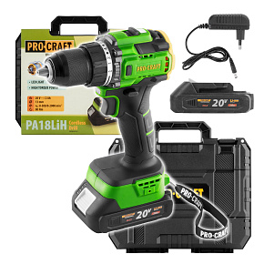 Aku vrtací šroubovák Procraft PA18LiH