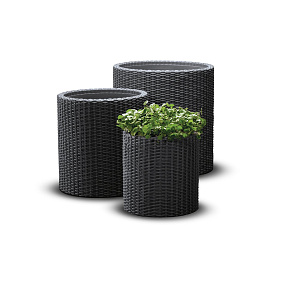 Cylinder květináče sada S / M / L Cylinder květináče sada S / M / L