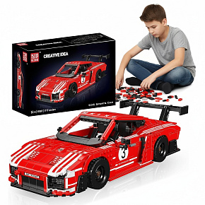 Lebula stavebnice sada 1717 ks prvků sportovní auto